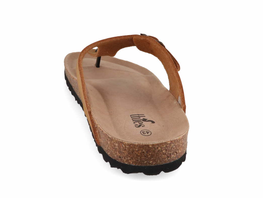 1 Thies-Men-Toe-Separator-Sandals-Bodiee-Soft-cognac #farbe_Brown
