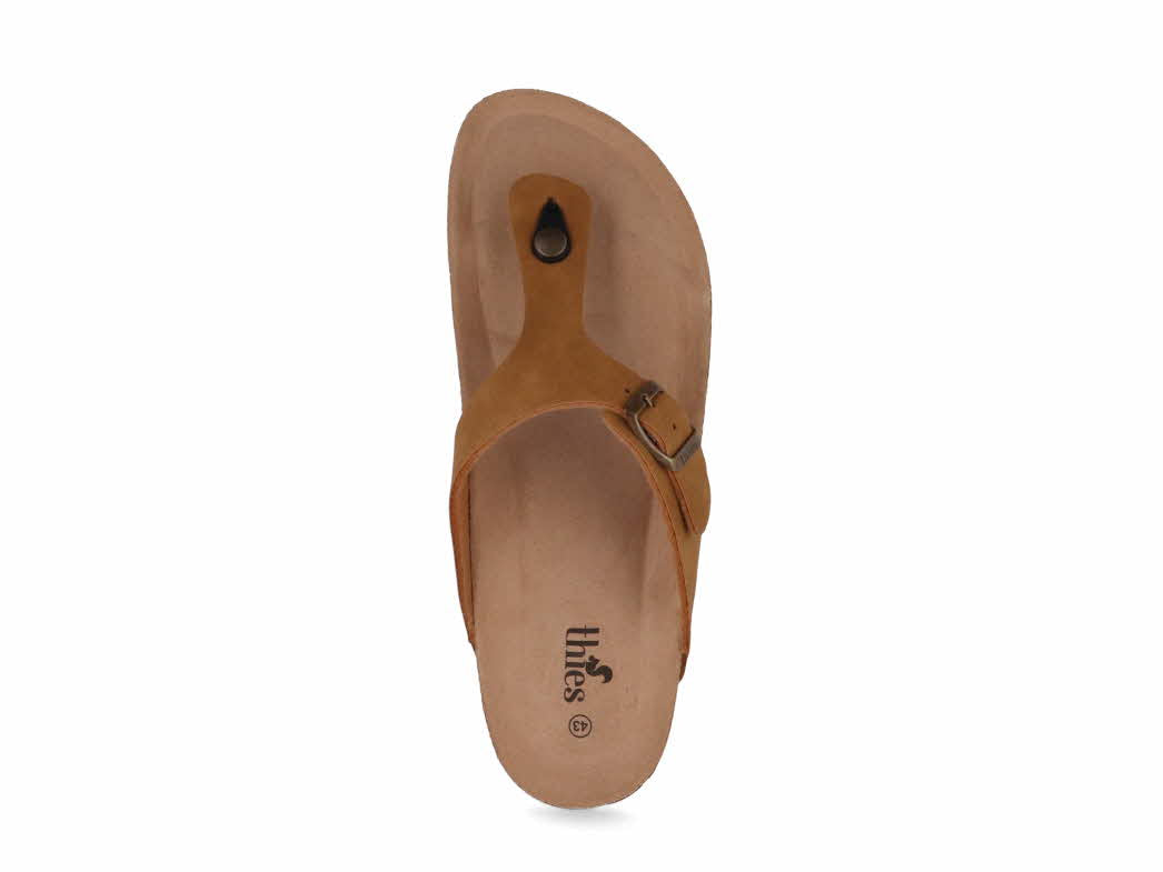 1 Thies-Men-Toe-Separator-Sandals-Bodiee-Soft-cognac #farbe_Brown