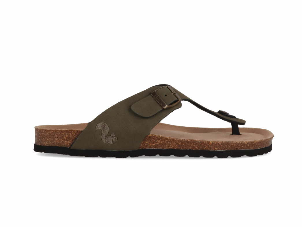 1 Thies-Men-Toe-Separator-Sandals-Bodiee-Soft-kaki #farbe_Green