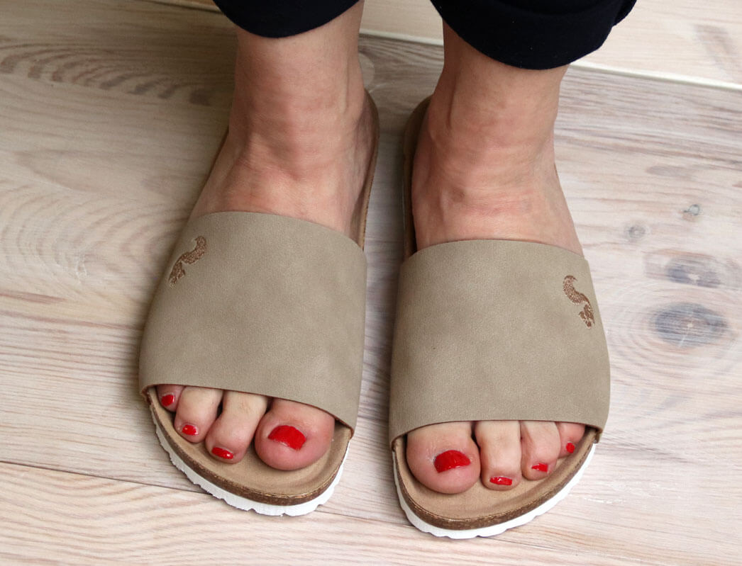 1 Thies-Women-Sandals--Eco-Pool-Slide-Stone #farbe_Grey